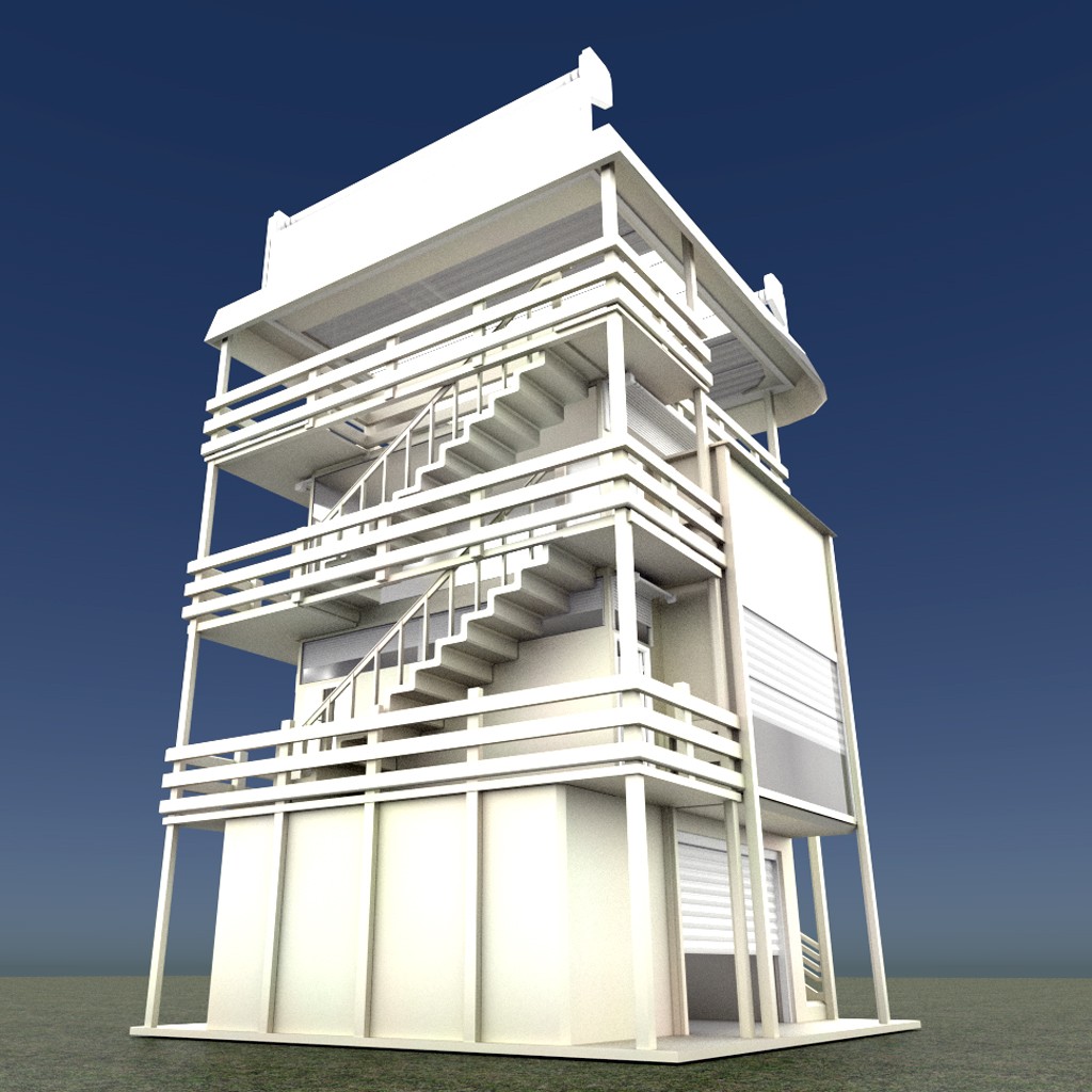 Tower-House Design Blender Game Engine preview image 2